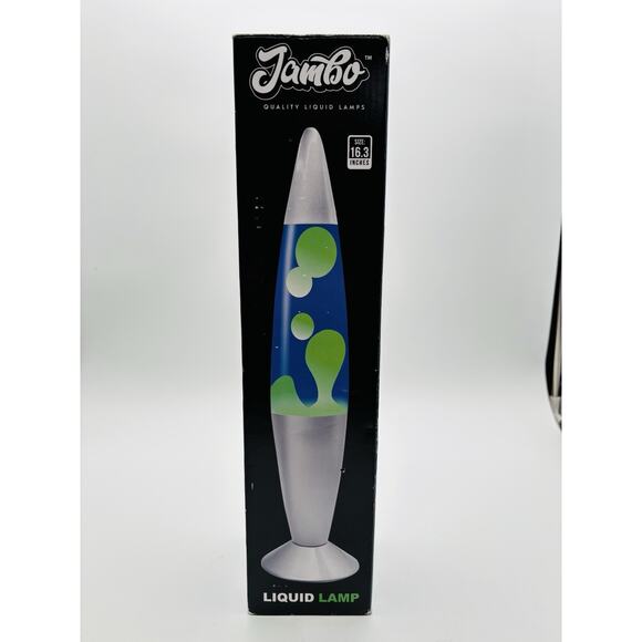 JAMBO Other - New JAMBO 16.3" Lava Liquid Lamp, Blue And Yellow. New. Cool Look!